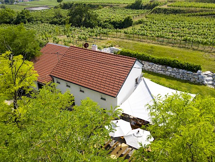 Weinkeller Gedersorf Ansicht von oben